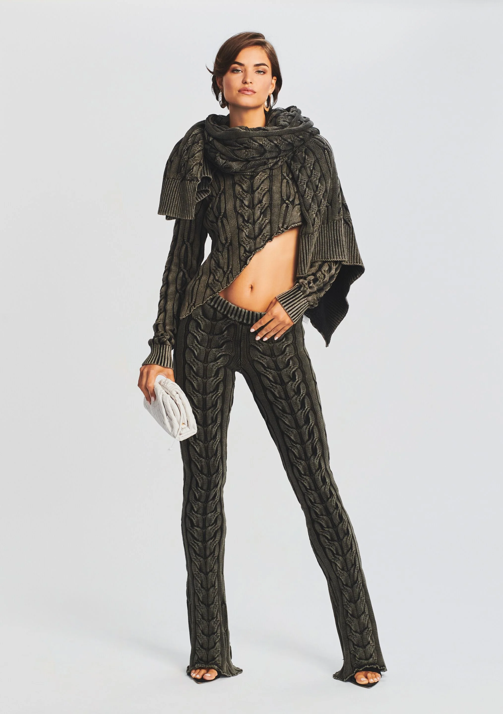 Blanket Cable Knit Scarf - Image 3