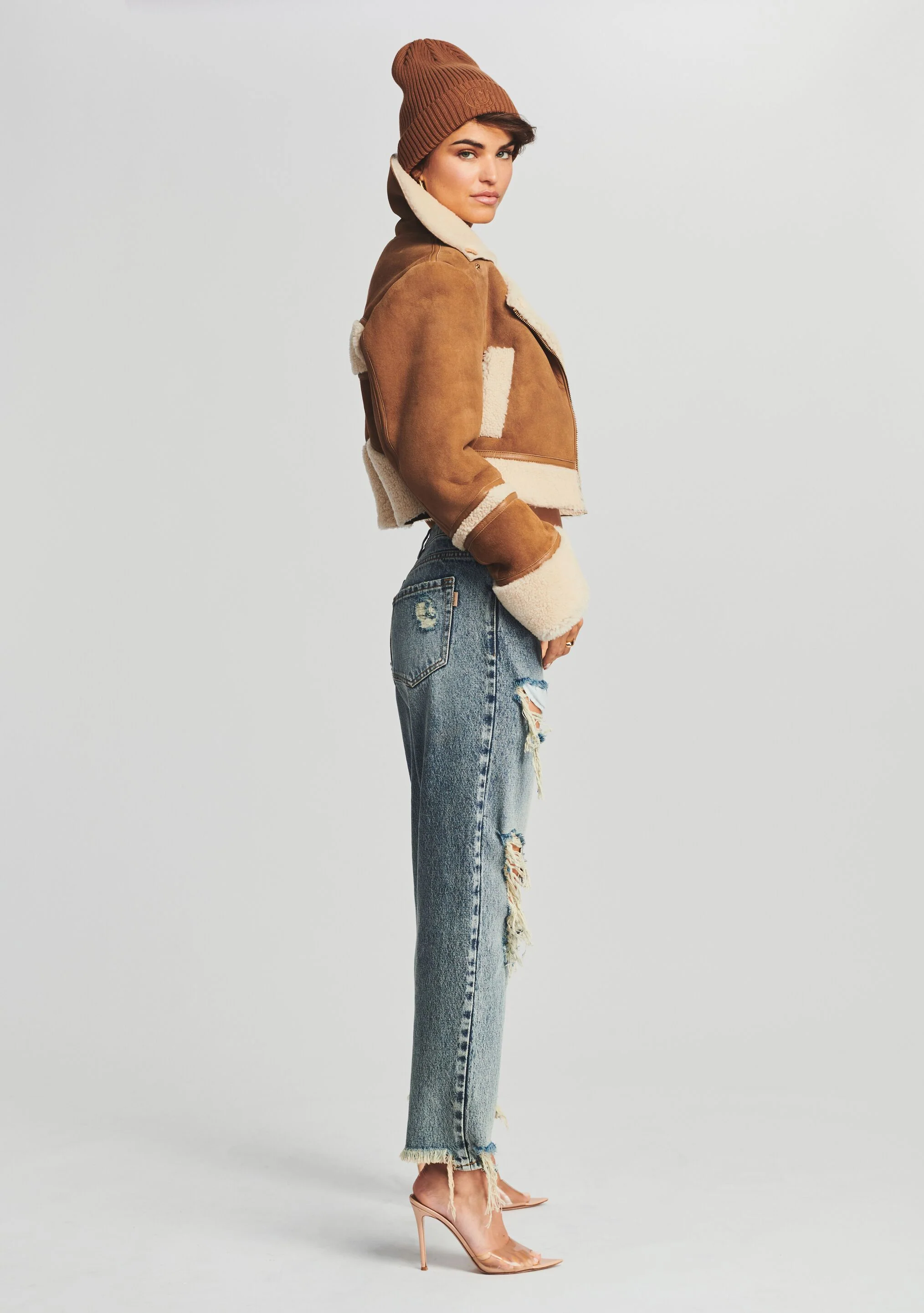 Henley Leather Jacket - Image 3