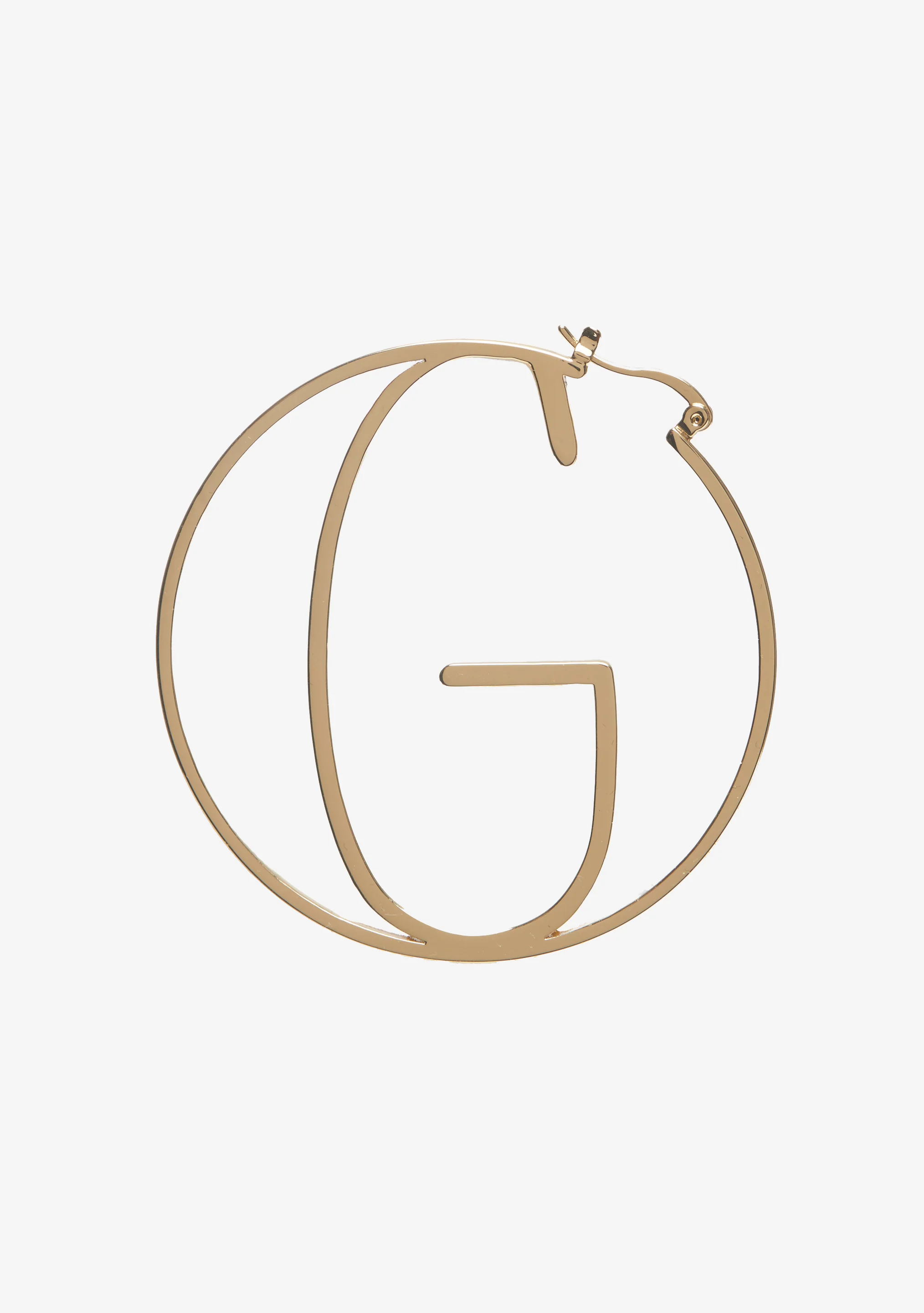 Hoop Letter Earring - Image 8