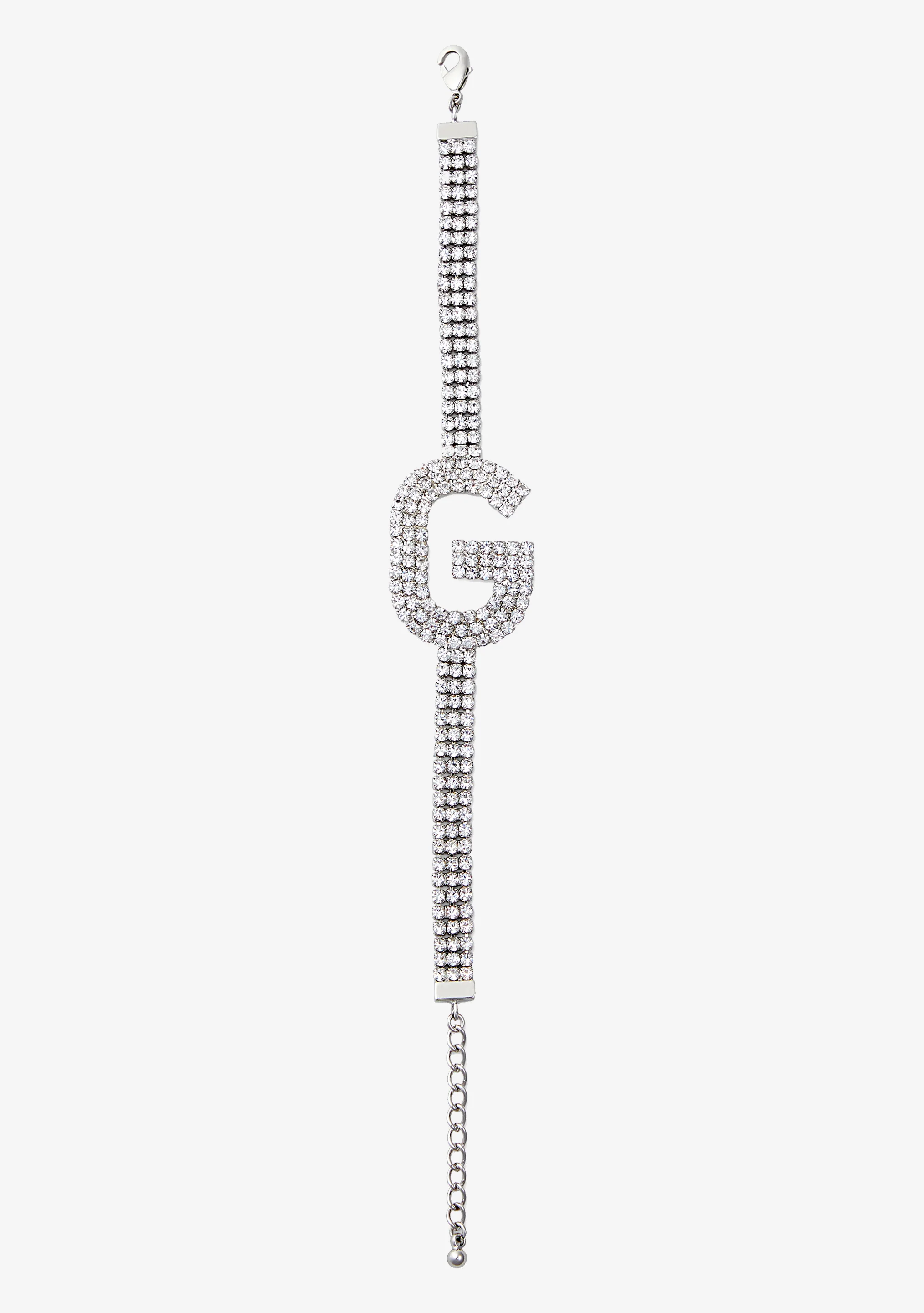 Rhinestone Alphabet Letter Bracelet - Image 8
