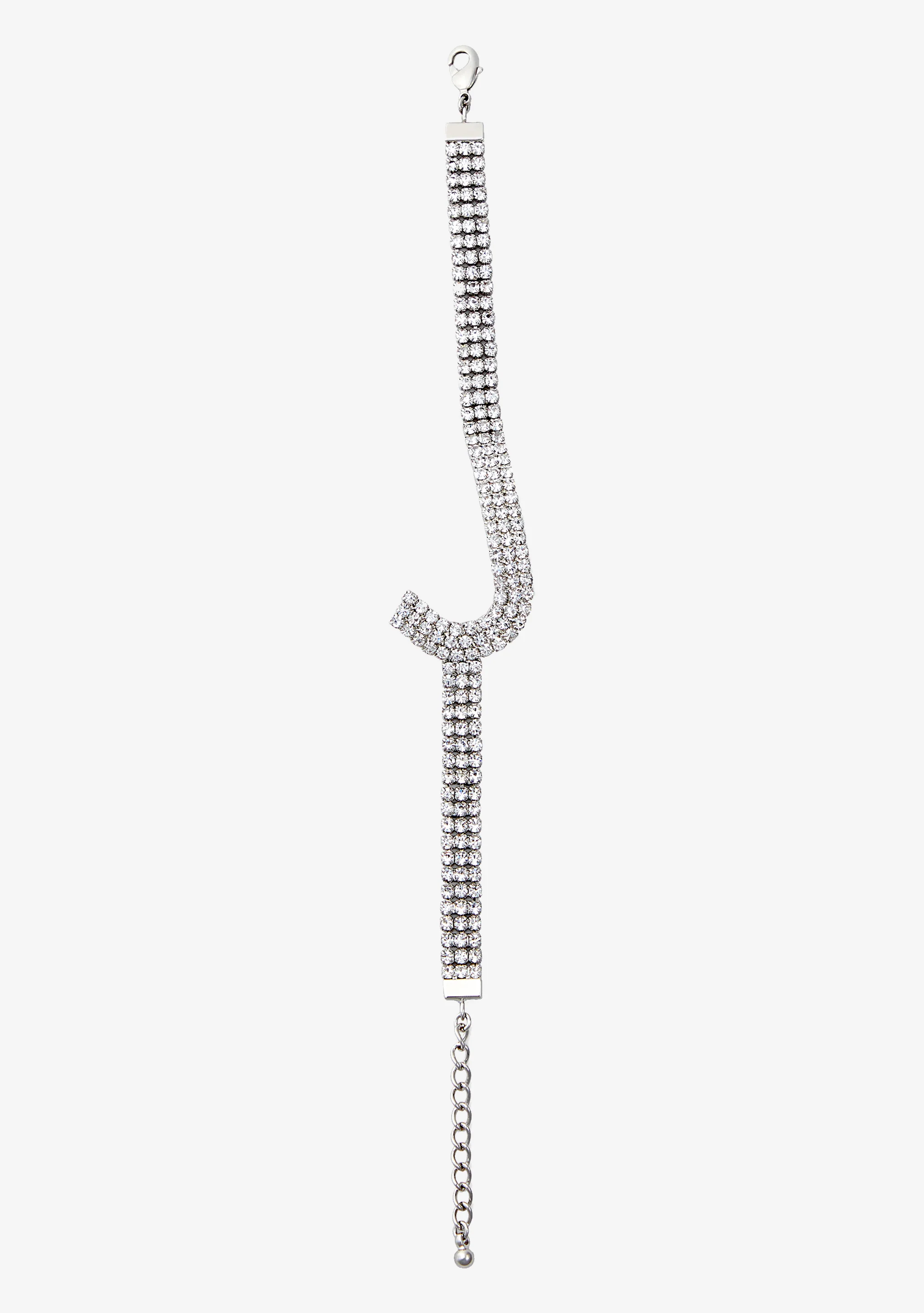 Rhinestone Alphabet Letter Bracelet - Image 9